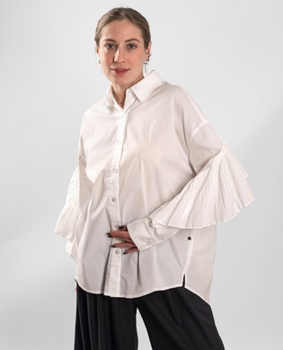 Рубашка женская TUFFONI 8427063 БЕЛЫЙ OVERSIZE